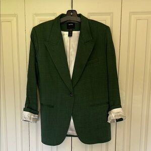 Smythe Linen Green Blazer- size M